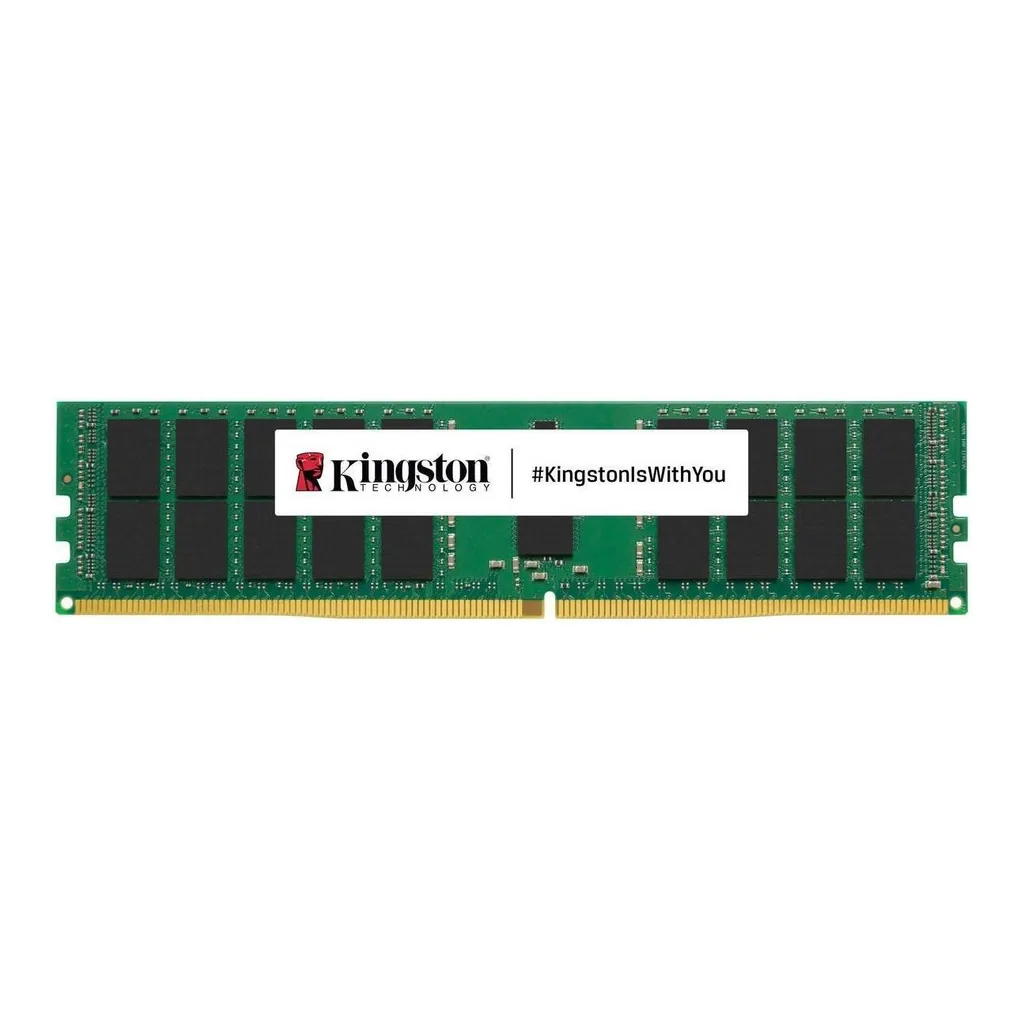 Kingston 64GB DDR5 Desktop Memory, 5600MT/s Speed, CL46 CAS Latency, SK-Hynix Chip Build, 288-Pin, ECC Registered, 1.2 Voltage | KSM56R46BD4-64HA - Image 1 Kingston 64GB DDR5 Desktop Memory, 5600MT/s Speed, CL46 CAS Latency, SK-Hynix Chip Build, 288-Pin, ECC Registered, 1.2 Voltage | KSM56R46BD4-64HA - Image 1