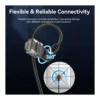 2400ce79a3e0927ca85dac4e1806e96b-hi.jpg Vention Cat6A UTP Ethernet Patch Cable, 10Gbps Data Transfer Rates, Oxygen-Free Copper Conductors, Gold-Plated Contacts, Flexible PVC Jacket, 5 Meter Cable Length, Gray