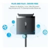 24c8adc77ad6a43f9b4d9981b079e20a-hi.jpg UGreen USB 3.0 to SATA Hard Drive Adapter, 5Gbps Data Transfer Rate, Support SSD/HDD Up to 12TB, Wide Compatibility, Black | 60561