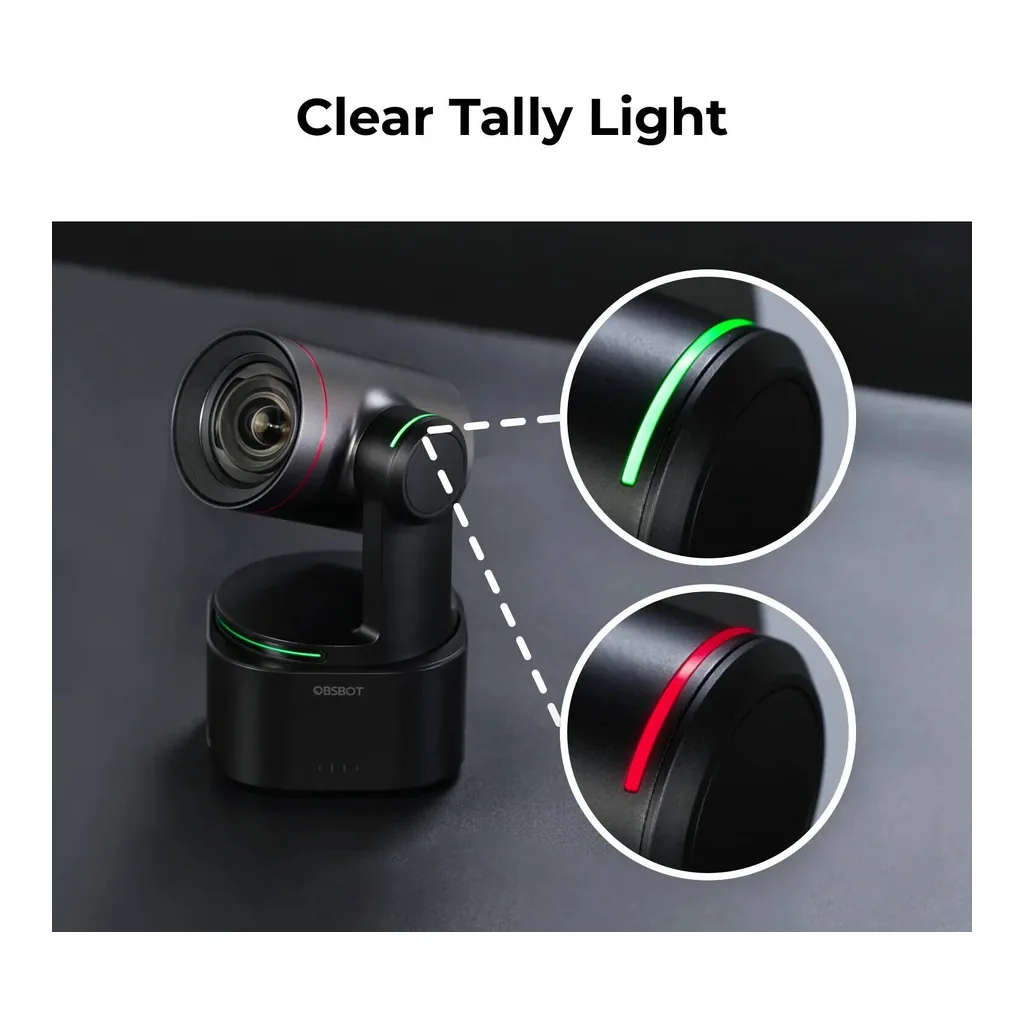 25e2c361403c274ce4ca7f375408bfea-hi.jpg OBSBOT Tail 2 AI-Powered PTZR 4K Live Production Camera NDI Edition, 1/1.5" CMOS Image Sensor, f/1.8 - f/3.0 Aperture, High Resolution up to 4K@60fps & 1080P@120fps, 6-axis Gyroscope, Black