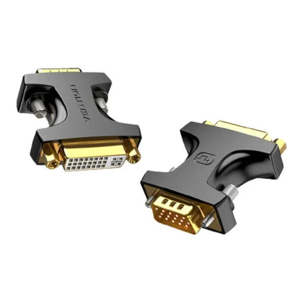 287c768faa6cdeddf4666e11a4572fc3-hi.jpg Vention VGA Male to DVI Female Adapter, Display at Both Ends, 1080P HD, Gold-plated Interface, Black | DDDB0