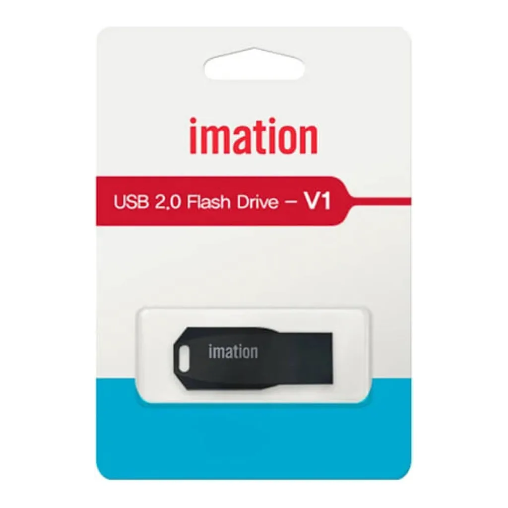 289fb22fe92677507a434f686e23ad2a-hi.jpg Imation Flash Drive V1 32GB, High-Speed Portable Memory Stick with Plug & Play Functionality, Compact Design, Compatible with Windows, macOS, Linux, Smart TVs, and Car Audio Systems, Black | IC-IM32GB