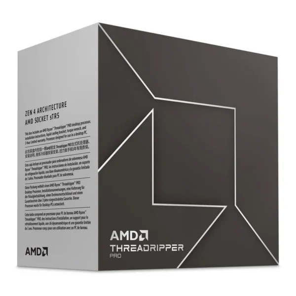 296b08040a5fe2448d471b135685bb8d-hi.jpg AMD Ryzen Threadripper PRO 7975WX 4 GHz sTR5 Processor, 32 Cores & 64 Threads, 5.3GHz Max Turbo Frequency, 128MB L3 Cache, 8-CH DDR5 ECC Memory, Up to 5200MT/s, Zen 4 Arc | 100-100000453WOF