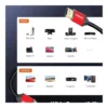2a7e6b6d80b7ef54cb05456346143c8f-hi.jpg Mowsil 4k@30Hz 1.4 HDMI Cable 5 Meter, Transfer Rate Up to 10.8 Gbps, Support 4K@30Hz/ 2K 1080P Up to 60Hz /3D, Compatible Devices Desktop PC,Laptop,TV Box, 5 Meter, Black-Red
