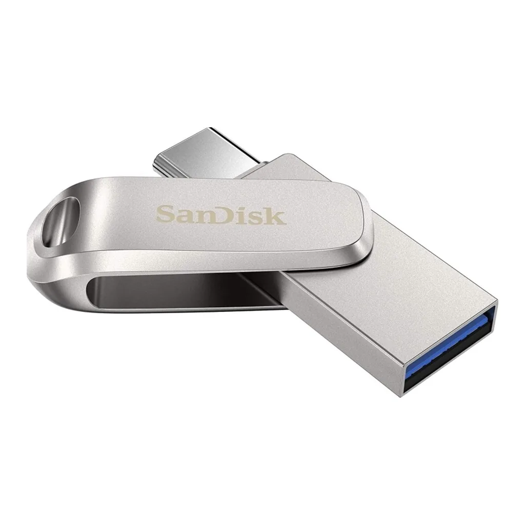 2b3595db3091169983cf6f3425ee2f34-hi.jpg SanDisk Ultra 128GB Dual Luxe USB Type-C, Type-A, Speed Up to 150Mbps, Premium Metal Design | SDDDC4-128G-G46