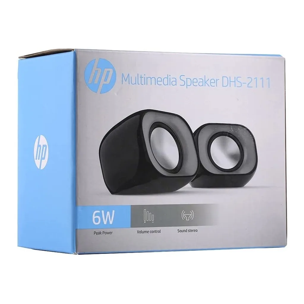 2c0feb8536384c9b2ac4d6790b5bfc6a-hi.jpg HP DHS-2111 Speaker Desktop Wired Mini Multimedia USB Speaker, Stereo, Subwoofer for Home, Mobile & Notebook