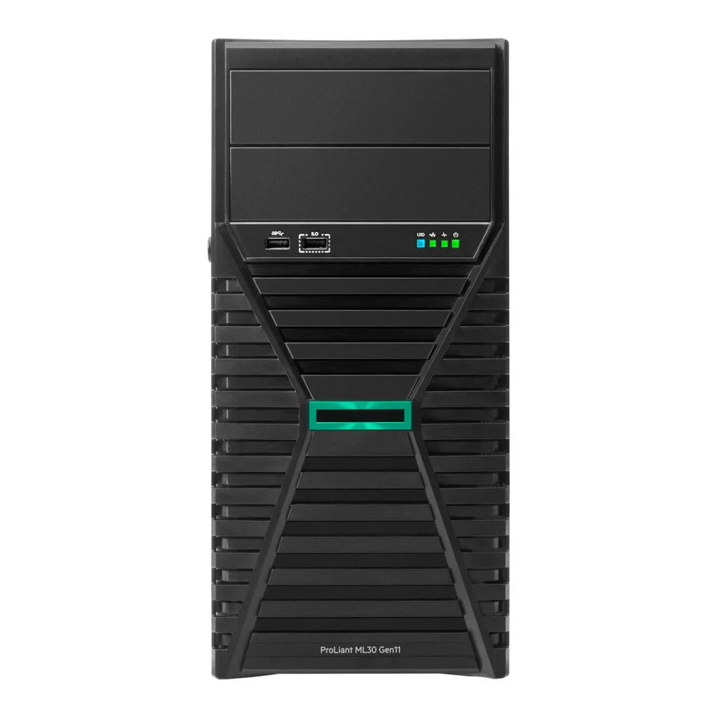 2c75886699ef6c68bed4e071a6d5036f-hi.jpg HPE ProLiant ML30 Gen11 Server, Intel Xeon E-2414 Processor, 128GB RAM, 2x 1TB SATA HDD + 2x 4TB SATA HDD, 350W Power Supply, Black | ML30-G11