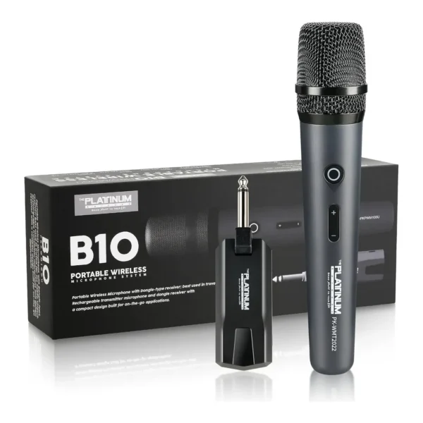 2d06f846eff83384603dc393b2e58c86-hi.jpg Platinum Karaoke B10 Single Portable Rechargeable Wireless Microphone