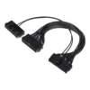 DKURVE Dual Power Supply 24-Pin ATX Motherboard Adapter Cable, Black | DKSATAC0001 - Image 1 DKURVE Dual Power Supply 24-Pin ATX Motherboard Adapter Cable, Black | DKSATAC0001