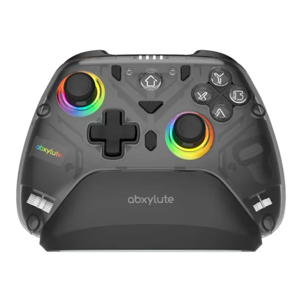2fb1f2783888a2c491023292a99e1b04-hi.jpg abxylute C8 Wireless Gaming Controller, Hall Effect Sticks And Triggers, RGB Lighting, Charging Dock, Back Buttons, Micro Switch Buttons, Bluetooth And 2.4GHz Wireless, Black