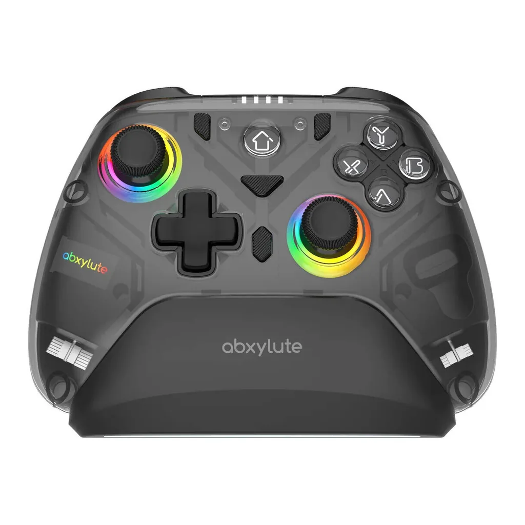 2fb1f2783888a2c491023292a99e1b04-hi.jpg abxylute C8 Wireless Gaming Controller, Hall Effect Sticks And Triggers, RGB Lighting, Charging Dock, Back Buttons, Micro Switch Buttons, Bluetooth And 2.4GHz Wireless, Black