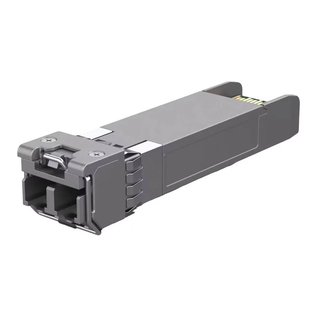 2fb20c122e323e8d881e5199ce3a7755-hi.jpg Ubiquiti UniFi 25Gbps Multi-Mode Optical Module, SFP28 Transceiver, Duplex LC UPC, Compatible SFP28, SFP+ & SFP interfaces, Up to 100m OM4 Fiber, Grey | UACC-OM-SFP28-SR