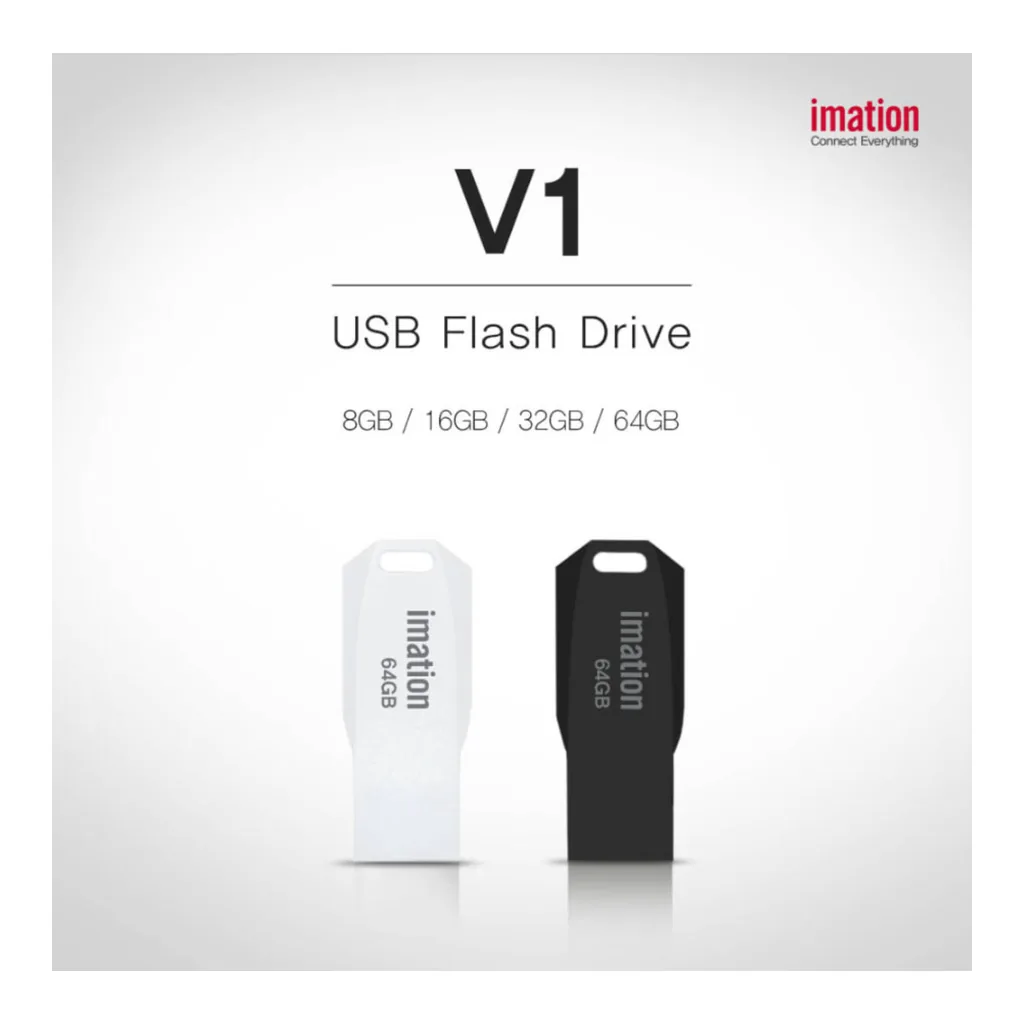 2fca4fd5e52ad4de44a56035b93f4909-hi.jpg Imation Flash Drive V1 32GB, High-Speed Portable Memory Stick with Plug & Play Functionality, Compact Design, Compatible with Windows, macOS, Linux, Smart TVs, and Car Audio Systems, Black | IC-IM32GB