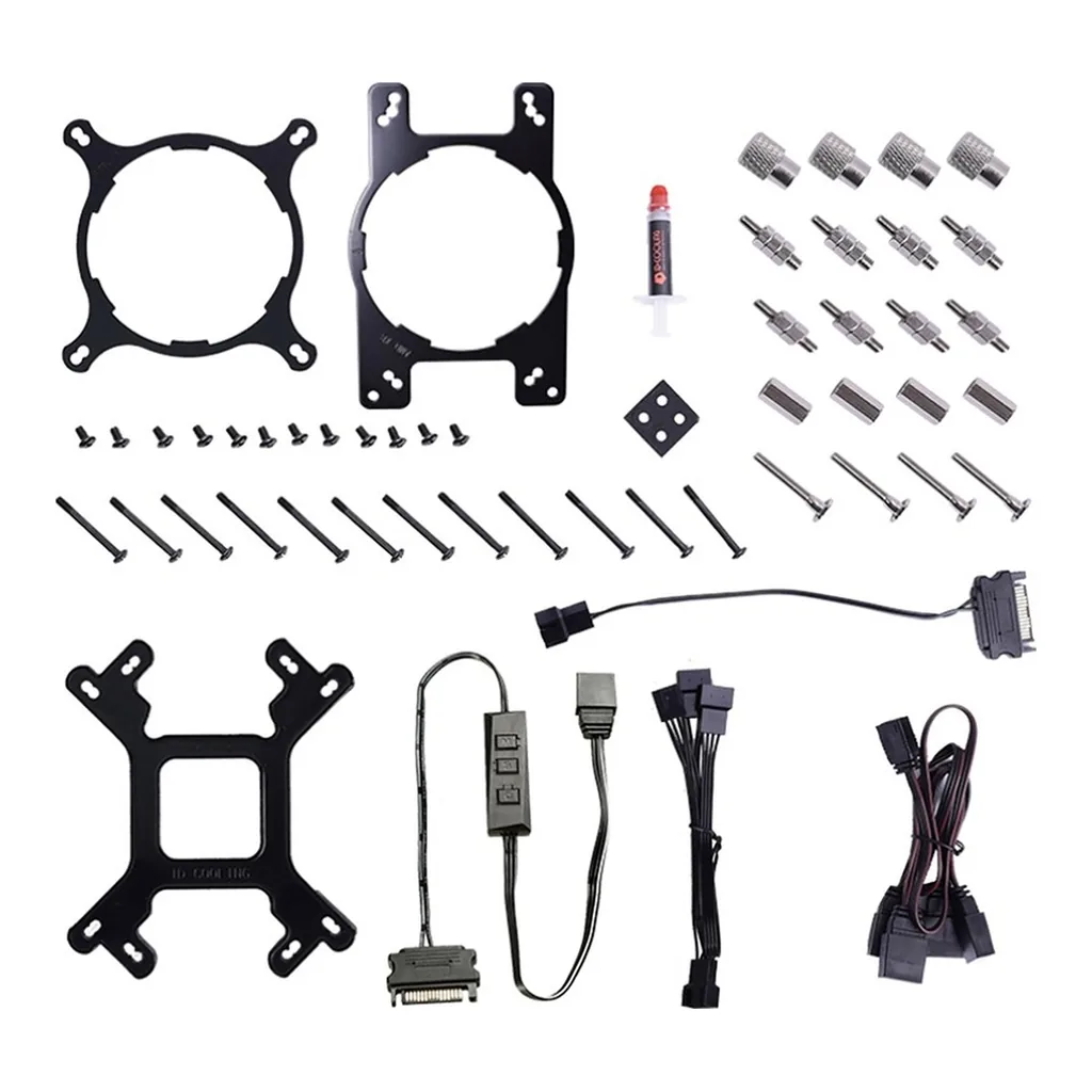ID-Cooling ZoomFlow 360X Snow Liquid AIO CPU Cooler | ID-CPU-ZOOMFLOW360XSNOW - Image 3 ID-Cooling ZoomFlow 360X Snow Liquid AIO CPU Cooler | ID-CPU-ZOOMFLOW360XSNOW