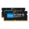 Crucial 64GB DDR5 SODIMM Laptop Memory Kit (2x32GB), 5600MT/s PC5-44800 High-Performance RAM Upgrade for Notebook & Workstation | CT2K32G56C46S5 - Image 1 Crucial 64GB DDR5 SODIMM Laptop Memory Kit (2x32GB), 5600MT/s PC5-44800 High-Performance RAM Upgrade for Notebook & Workstation | CT2K32G56C46S5 - Image 1