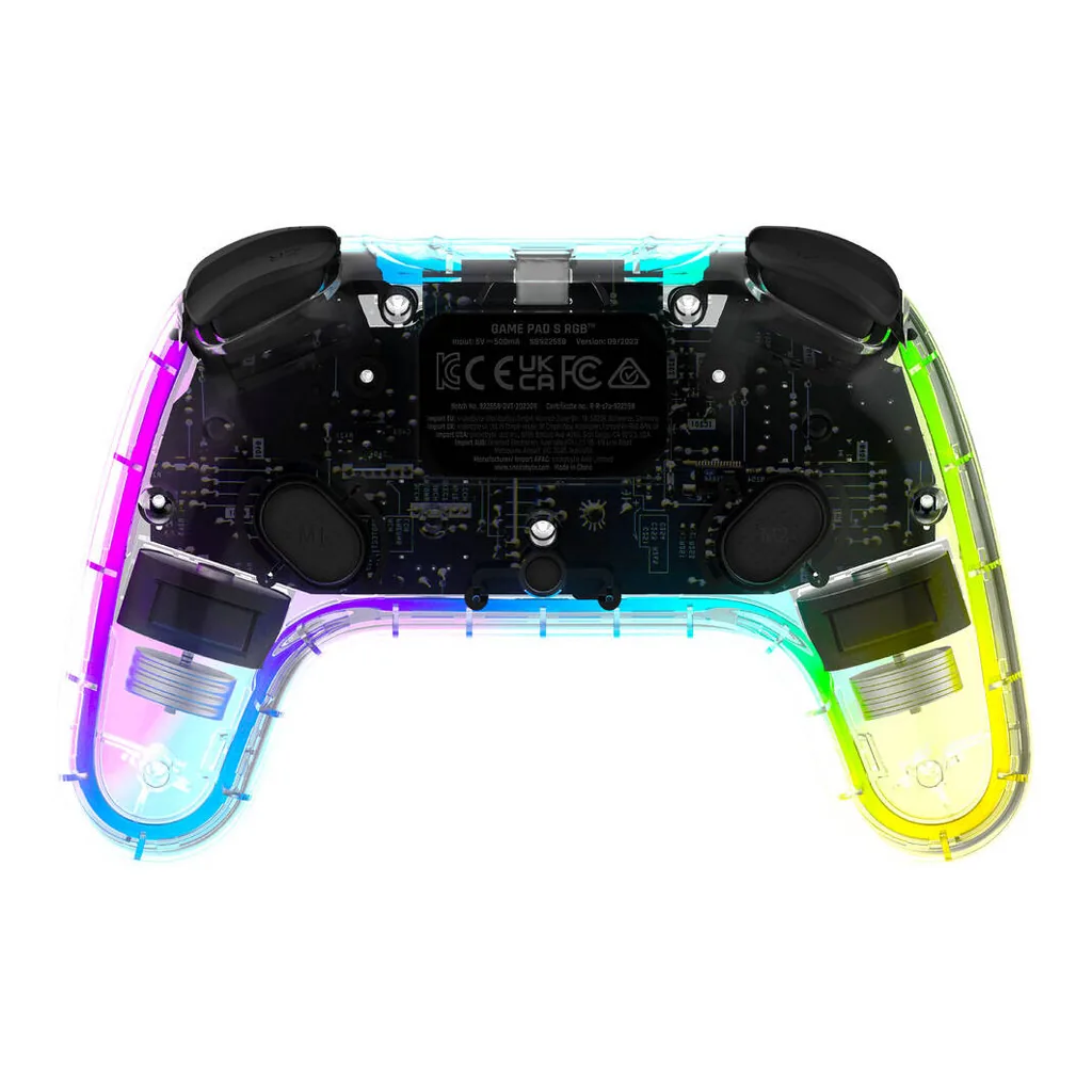 33435562b17ecaf80f483cc7f841ee76-hi.jpg Snakebyte RGB Wireless Controller For Nintendo Switch, Switch OLED & Switch Lite, Hall Effect Sensors, Gyro Sensor, 900 mAh Battery