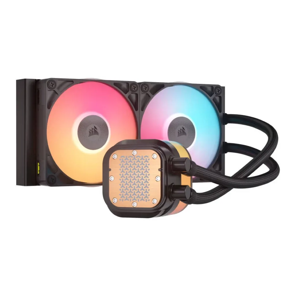 Corsair iCUE LINK TITAN 240 RX LCD AIO Liquid CPU Cooler, Black | CW-9061022-WW - Image 3 Corsair iCUE LINK TITAN 240 RX LCD AIO Liquid CPU Cooler, Black | CW-9061022-WW