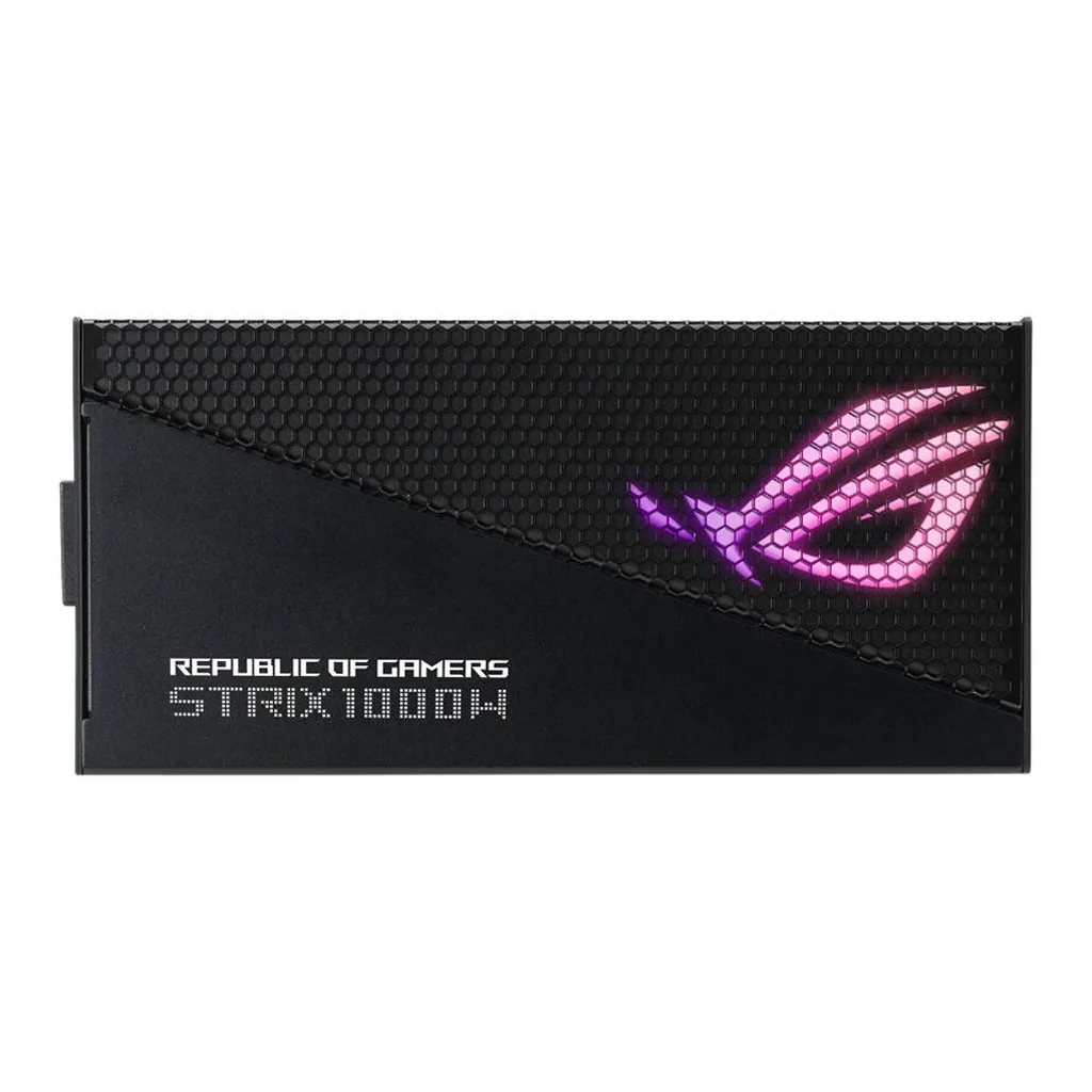 33f4bd8cf88da4dc31c2665f4872dfb1-hi.jpg Asus ROG STRIX 1000W Aura Edition ATX Power Supply Unit, 80 PLUS Gold Certifications, Full Modular, 135mm Axial-tech Fan, 0dB Technology, PCIe Gen 5.0, ARGB Lighting, Black | 90YE00P1-B0NA00
