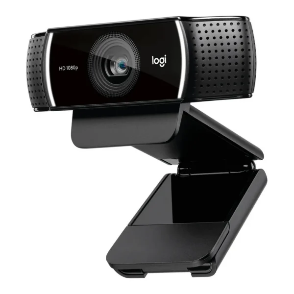 3486977841cc9426754fce5b54b761f9-hi.jpg Logitech C922 Pro Stream Full HD Webcam, Built-In Dual-Mic Stereo Sound, Auto-Light Correction, Hyperfast Frame Rate, 78° Diagonal FOV, Autofocus, Black