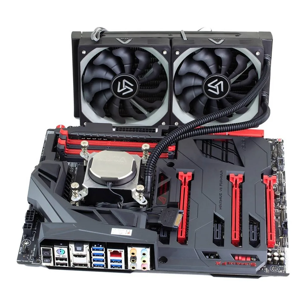 ALSEYE® Liquid CPU Cooler with Dual 1800 RPM 120mm Fans | AS-Watermax240-0012 - Image 5 ALSEYE® Liquid CPU Cooler with Dual 1800 RPM 120mm Fans | AS-Watermax240-0012