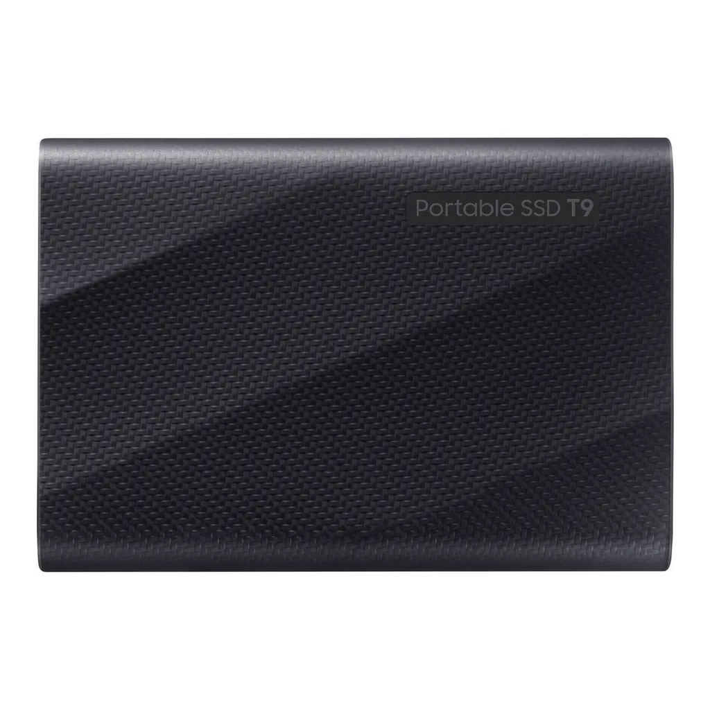 353df4171db725ad54ab98ac3e0291ac-hi.jpg Samsung 4TB T9 USB-C 3.2 Gen 2x2 Portable SSD, Up to 2000 MB/s Sequential Read Speed & 2000 MB/s Seq Write Speed, PCIe NVMe Technology, 256-Bit AES, Universal Compatibility, Black | MU-PG4T0B/WW