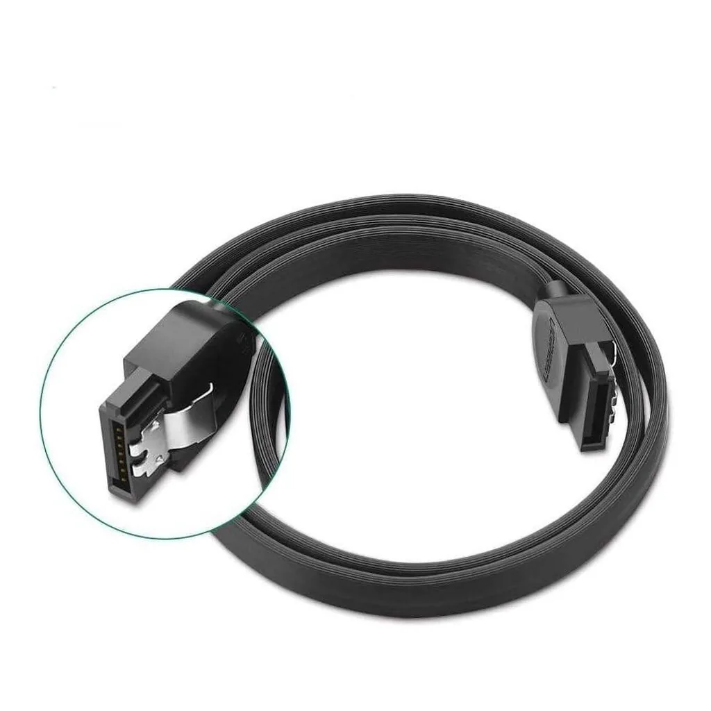 35862e0fefd27974d0cfc488dcd97c47-hi.jpg UGREEN SATA III Data Cable, 0.5 m, Black (30796)