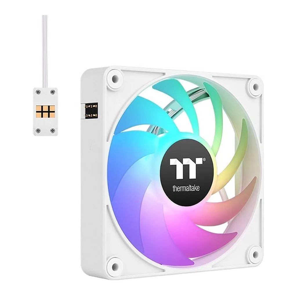 Thermaltake CT140 EX ARGB Sync PC Cooling Fan, White | CL-F191-PL14SW-A - Image 2 Thermaltake CT140 EX ARGB Sync PC Cooling Fan, White | CL-F191-PL14SW-A