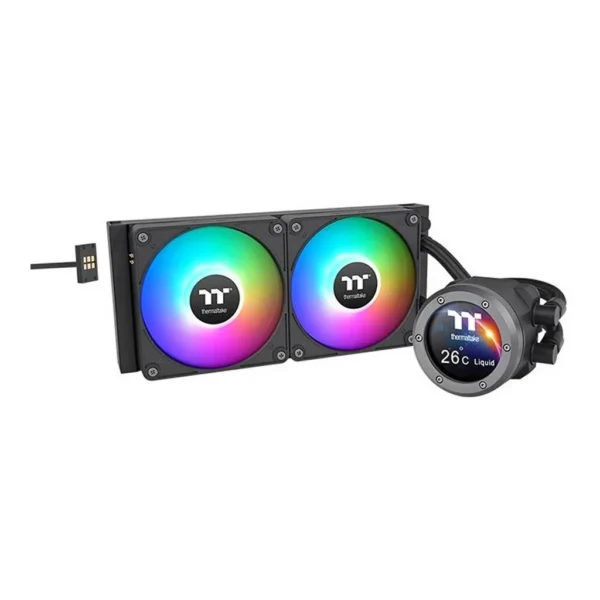 Thermaltake TH240 V2 Ultra EX ARGB Sync All-In-One Liquid Cooler, Black | CL-W414-PL12SW-A - Image 1 Thermaltake TH240 V2 Ultra EX ARGB Sync All-In-One Liquid Cooler, Black | CL-W414-PL12SW-A