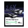 394f6487f628d6c689b9ca03f1d1db38-hi.jpg UGREEN 8K HDMI 2.1 Ultra High Speed Cable, Supports 4K@240Hz and 8K@60Hz, 48Gbps Bandwidth, Male-Male with Braided, Support 3D And Lip Sync, 48 Gbps, Nickle Plated, 3 Meter Length, Black