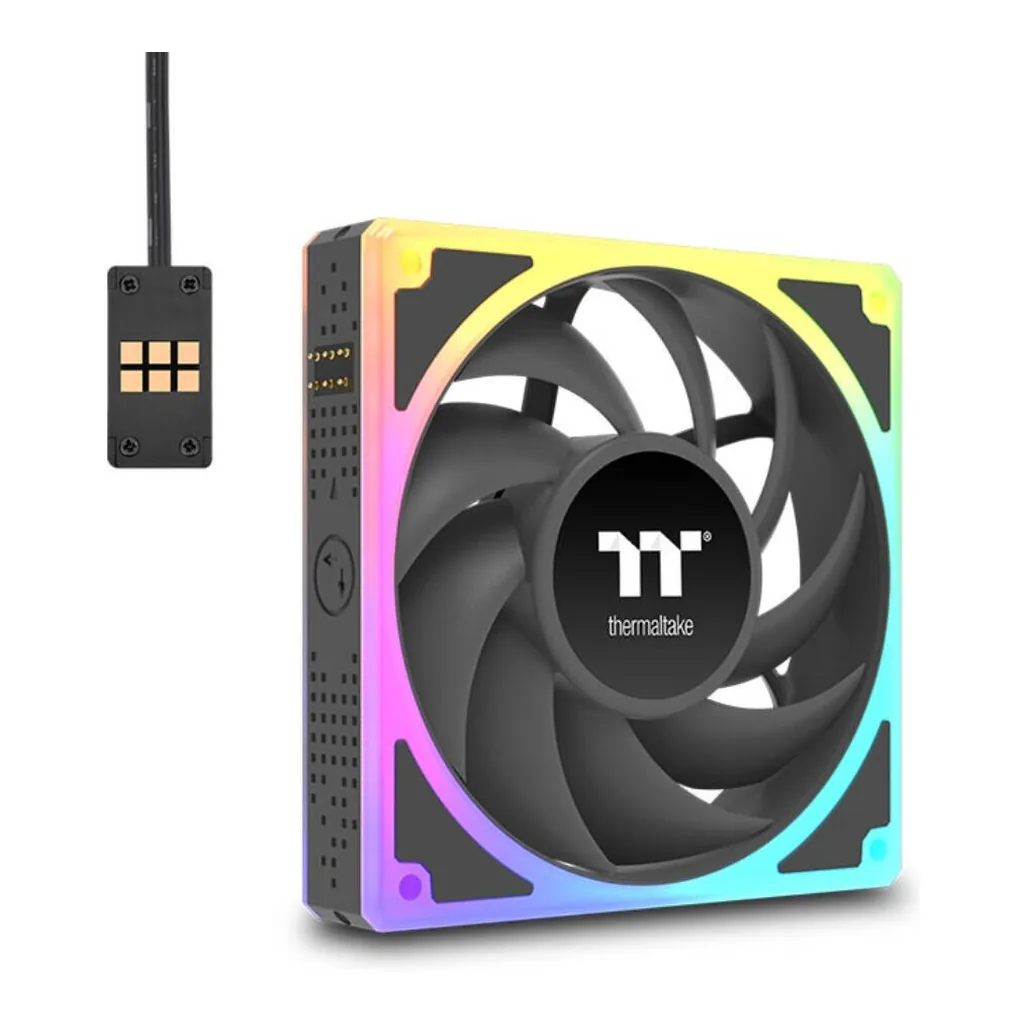Thermaltake TOUGHFAN EX 120 ARGB Sync PC Cooling Fan, Black | CL-F210-PL12SW-A - Image 2 Thermaltake TOUGHFAN EX 120 ARGB Sync PC Cooling Fan, Black | CL-F210-PL12SW-A