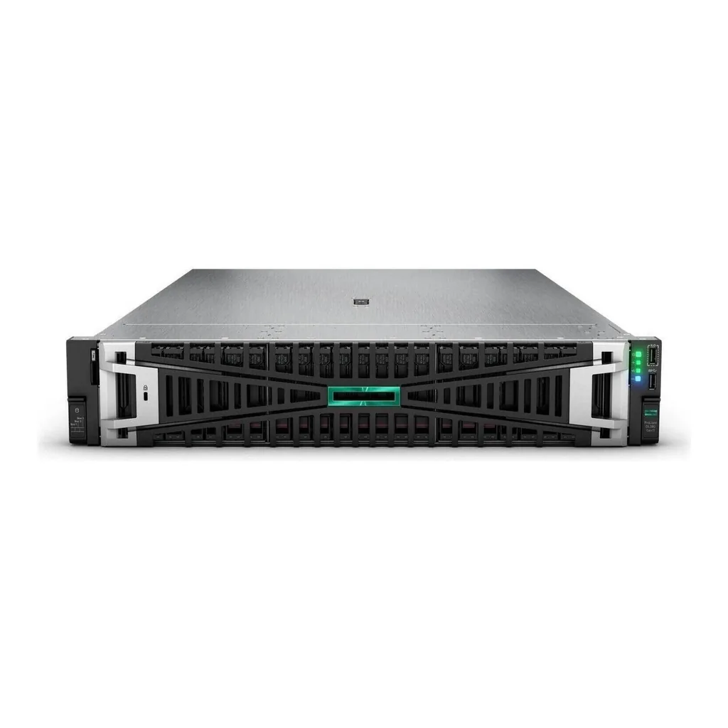 39c25db1744889cefa3f284edfb3882e-hi.jpg HPE ProLiant DL380 Gen11 2U Rack Server, Intel Xeon-Silver 4510, 64GB RAM, 2x 960GB SATA SSD, Broadcom BCM5719 Ethernet 1Gb, MR408i-o Gen11 x8 Lanes, (1+1) 1000W PSU | DL-380-G11
