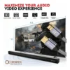 39e583d6d2a468daac7cadc445455017-hi.jpg CROWNYX CHC508 5M HDMI 2.1 Cable, 8K@60Hz, 4K@120Hz 48Gbps, Black
