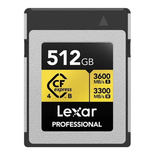 3d3c714fde94f2393698d90841e9eebc-hi.jpg Lexar Professional Gold Series CFexpress 4.0 Type B Memory Card 512GB, Ultra-Fast High-Performance Storage for 8K RAW Video, DSLR & Mirrorless Cameras | LCXEXP4512G-RNENG
