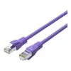 3db8923933a017c33d4647f4207c1f79-hi.jpg Vention Cat.6a S/FTP Patch Cord, 26AWG, Up to 10Gbps Data Transmisson, OFC Standard, RJ45 Plug, PVC Enclosure, Copper Conductor, 5M Cable Length, Purple