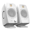 3ddd5af74c495b0599adea9d21c3ab99-hi.jpg ADAM AUDIO D3V Desktop Speakers, 3.5" Basket Diameter Woofer, D-ART Tweeter Type, Dual-Passive Radiator, TRS Analog Connectors, Single-Piece Aluminum Cone Material, White