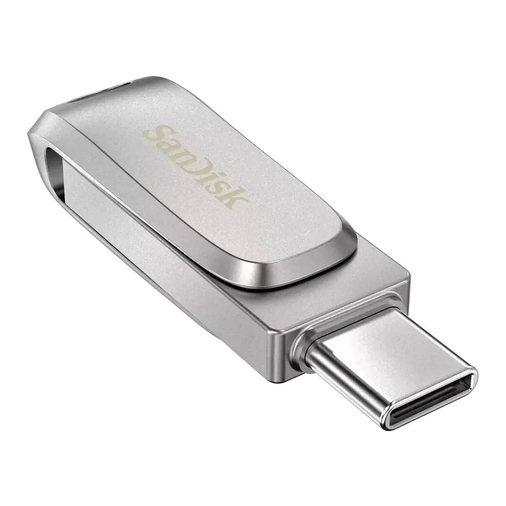 3e065e1c37f3e4b509d685e1bc64bb88-hi.jpg SanDisk 256GB Ultra Dual Drive Luxe USB Type-C Flash Drive, Up to 400MB/s Sequential Read Performance, USB 3.2 Gen 1 Interface, Silver | SDDDC4-256G-G46