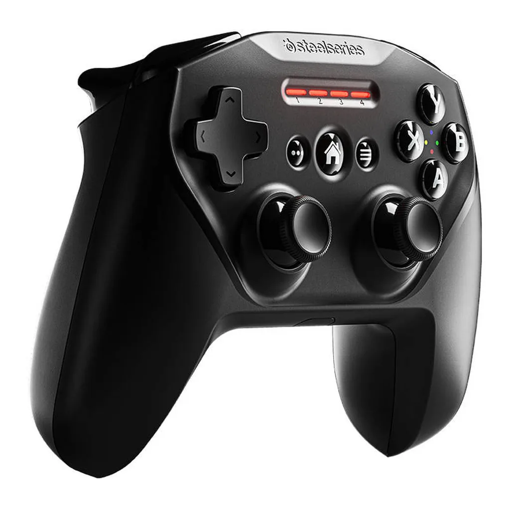 401b7eb889596d49a08b7a59e67bd4f0-hi.jpg SteelSeries Nimbus+ iOS Wireless Gaming Controller, iPhone, iOS, iPad, Apple TV, 50+ Hour Battery Life, Wireless connectivity, Included iPhone Mount, Official Apple Licensed, Black