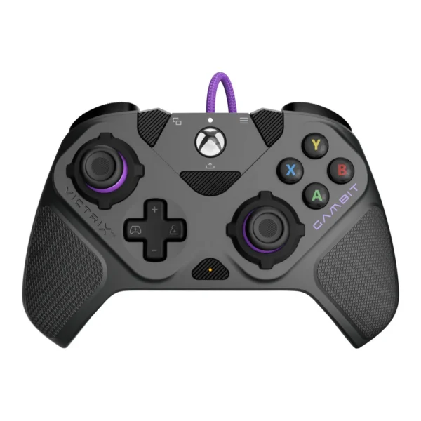40e3d0ba62069f8a9065fc51745137e6-hi.jpg PDP Gaming Xbox Series X|S & PC Victrix Gambit Prime Wired Tournament Controller, Interchangeable Thumbsticks, Gates, & D-Pads, 3m Braided Cable, USB-C Connection, Gray
