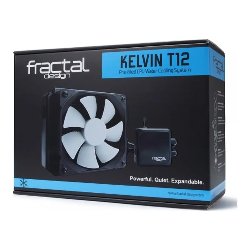 Fractal Design Kelvin T12 Water Cooling Unit, Black | FD-WCU-KELVIN-T12-BK - Image 13 Fractal Design Kelvin T12 Water Cooling Unit, Black | FD-WCU-KELVIN-T12-BK