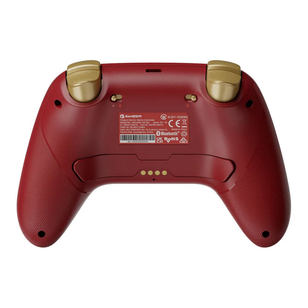 41507cc12e268f0bec4b2d76d928a590-hi.jpg GameSir Nova 2 Lite Iron Man Edition Wireless PC Controller, Hall Effect Joysticks & Triggers, 2.4G & Wired 1000Hz Polling Rate, Remappable Buttons, Compatible w/ PC/Switch/Steam/Android, Red