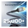 4174793cc1d36263763828953630b5a4-hi.jpg Nexus HDMI to HDMI Cable, 48Gbps Ultra High-Speed Transmission, Supports Up to 8K@60Hz, Nickel Plated Connector, Nylon Braided Cord, 2m Cable Lenth, Black