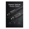 41bbabd340fa4c3dfd1702ad7875c380-hi.jpg Vention Optical Fiber Audio Cable, For CD / DVD / Play Station / Xbox / Projectors, Optical Fiber Transmission, Sturdy Connectivity, 1 Meter, Black | BAEBF