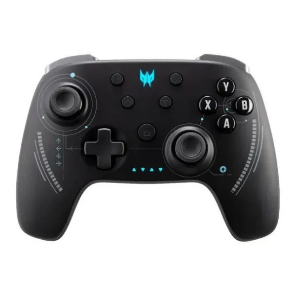 43995236a7ad9a4f138d2aa9b1e75a6a-hi.jpg Acer Predator PGR300 Wireless Gaming Controller, Tri Connectivity, Hall Effect Joysticks, Dual Vibration Motors, Motion Sensor, 16 Buttons, 25 Hour Battery Life, Black