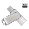43b37f929848ee4858df00283d17db23-hi.jpg SanDisk 256GB Ultra Dual Drive Luxe USB Type-C Flash Drive, Up to 400MB/s Sequential Read Performance, USB 3.2 Gen 1 Interface, Silver | SDDDC4-256G-G46