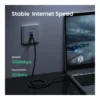 4429076b57730314262b4b13d8c61845-hi.jpg UGREEN 20168 CAT6 UTP LAN Cable (26AWG-CCA) 30 Meter, Black
