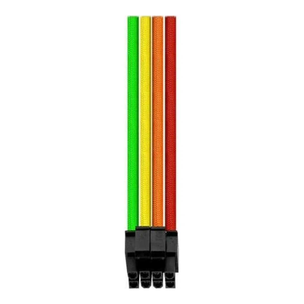 459348b68cb7f74a14a74a81b8df0ab5-hi.jpg Thermaltake TtMod 300 mm Sleeved Cable Extension, Rainbow (AC-049-CNONAN-A1)