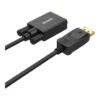 4672cc8b34e40bec62abca7106db12ca-hi.jpg Unitek DisplayPort to VGA Cable, Up to 1920x1200 Resolution, Strain Relief, No Software Required, 1.8 Meter Cable Length, Black | Y-5118F