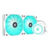 ID-COOLING AURAFLOW X 240 Snow CPU Water Cooler 12V RGB AIO Cooler 240mm CPU Liquid Cooler 2X120mm RGB Fan - Image 1 ID-COOLING AURAFLOW X 240 Snow CPU Water Cooler 12V RGB AIO Cooler 240mm CPU Liquid Cooler 2X120mm RGB Fan