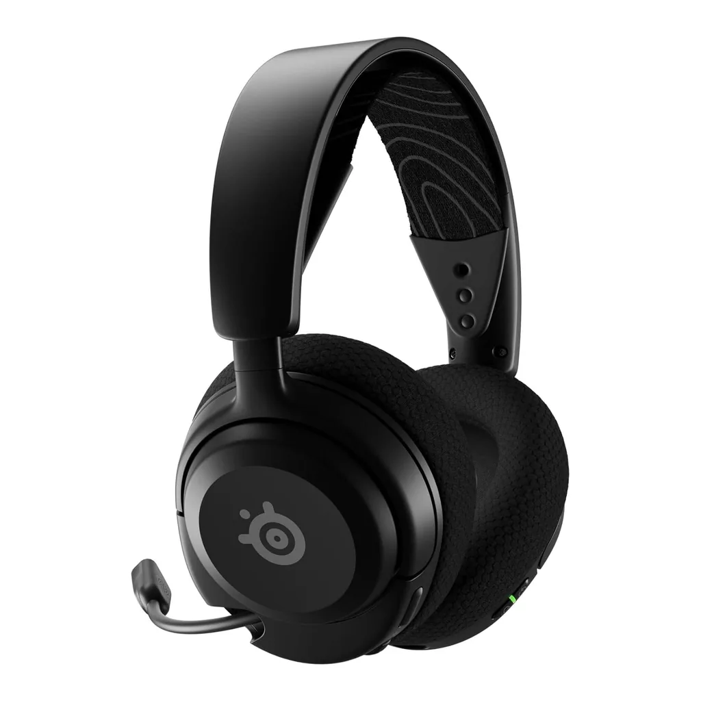 4899150adbfbb1f3c78382b2b9bbaadb-hi.jpg SteelSeries Arctis Nova 5 Wireless Headphones, 40mm Neodymium Drivers, ClearCast Gen 2.x, Retractable Boom, 360° Spatial Audio, Quick-Switch Wireless, Black