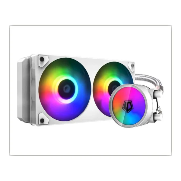 ID-Cooling IceFlow 240 ARGB Snow CLR-0094 CPU Water Cooler 250W - Image 1 ID-Cooling IceFlow 240 ARGB Snow CLR-0094 CPU Water Cooler 250W